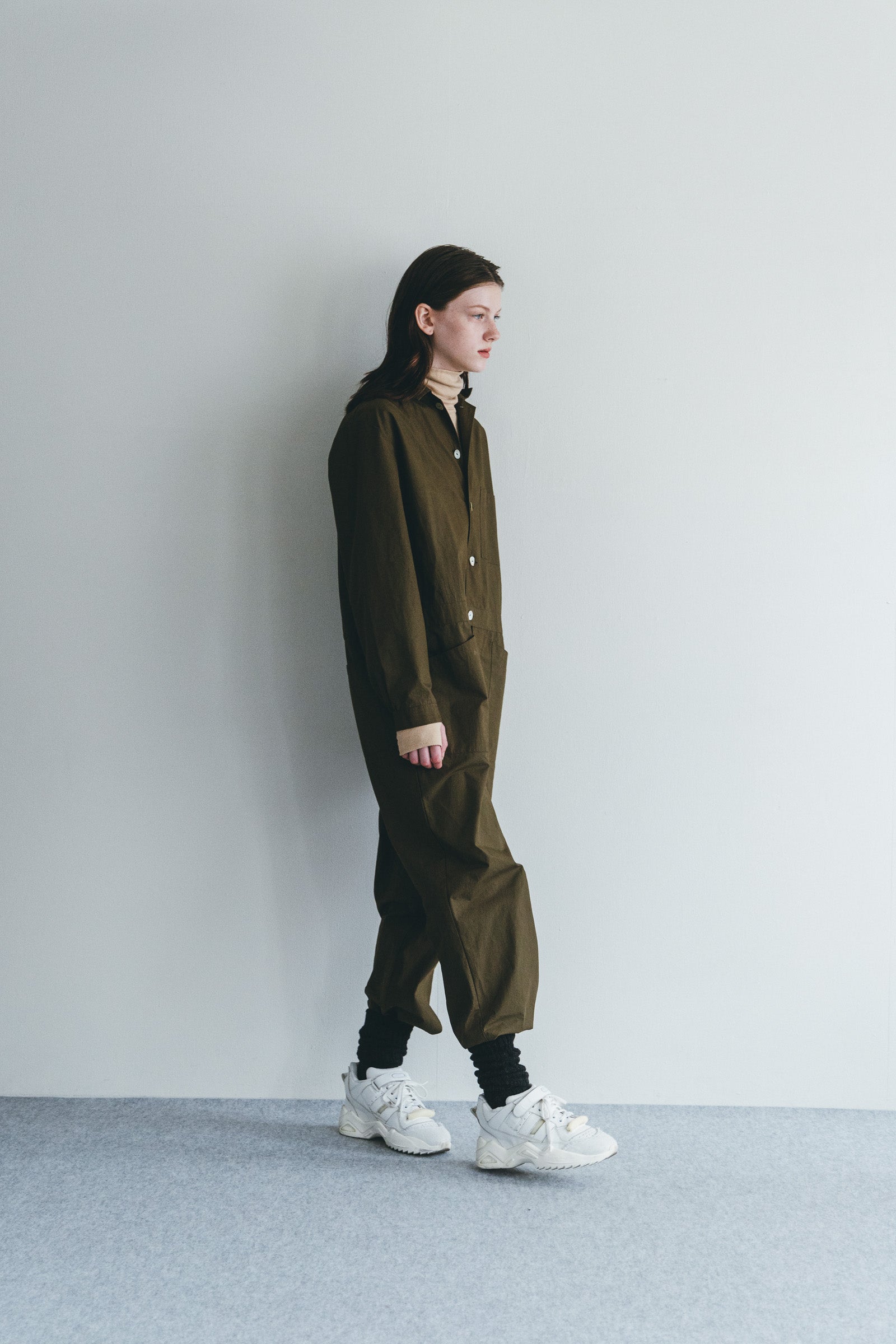 Yukuta Jumpsuit: Khaki