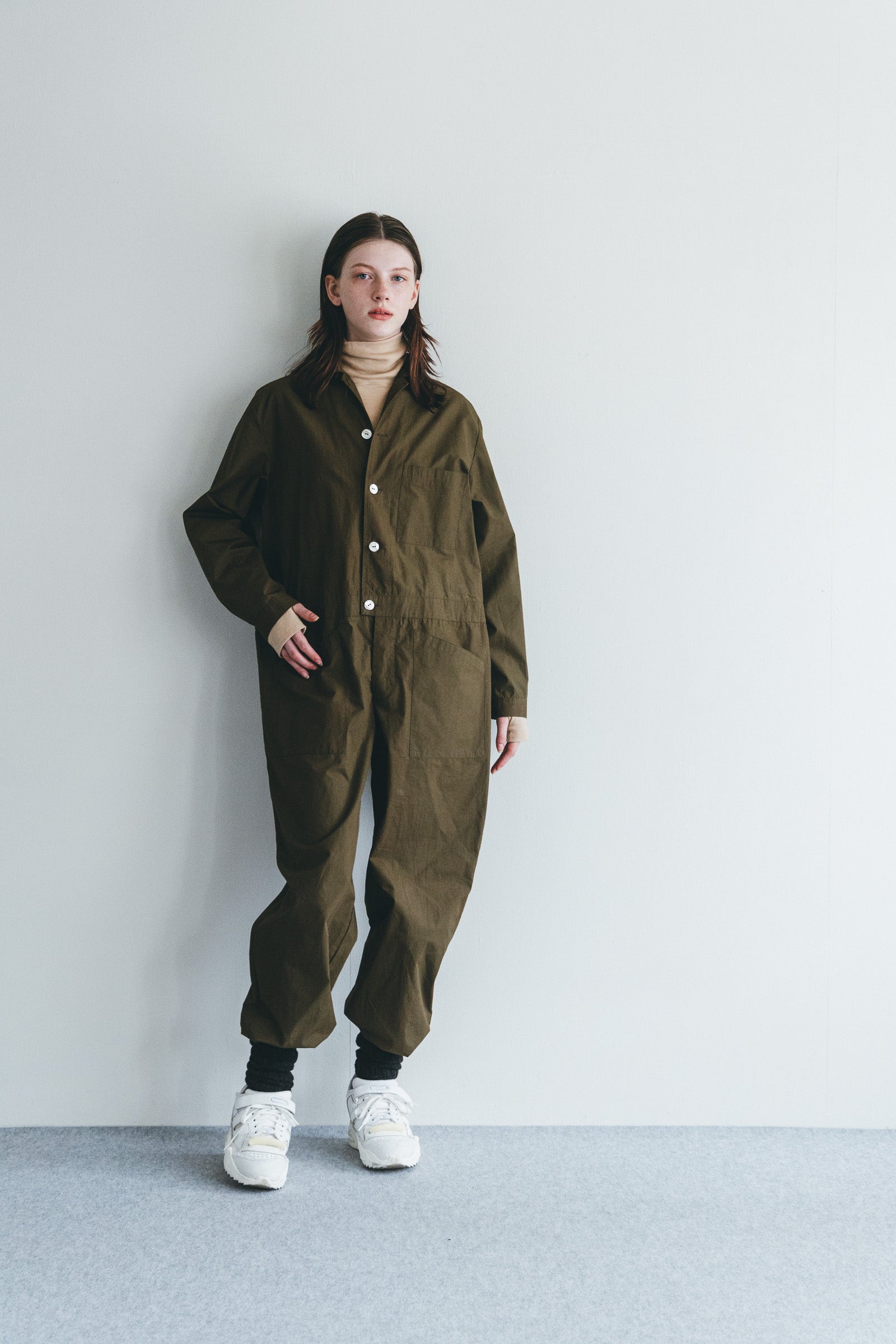 Yukuta Jumpsuit: Khaki